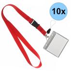Fako Bijoux® - Keycord + Badgehouder Plastic XL -, Verzenden, Nieuw