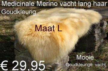 Schapenvacht 100% Medicinaal Merino Lang Haar  € 29,95 Vacht