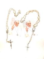 Rozenkrans - Lotto twee rozenkransen van Paus Franciscus die, Antiek en Kunst