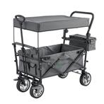 Inklapbare Bolderkar / Transportwagen - Max. 120 kg - Grijs, Caravans en Kamperen, Bolderkarren, Verzenden, Nieuw