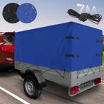 Aanhanger afdekzeil - 207x115x90 cm - Blauw - Jago®, Verzenden, Zo goed als nieuw