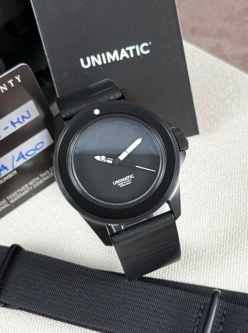 Unimatic - Modello Uno 400 Limited Edition Automatic Black, Sieraden, Tassen en Uiterlijk, Horloges | Heren