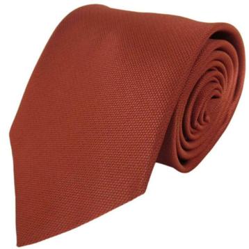 Oranje zijde XL stropdas ca.160cm • Stropdassen € 5,-
