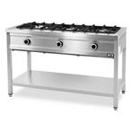 HCB Pannenkoekenfornuis - 3 branders - 3 x 8 kW - aardgas -, Verzenden, Nieuw in verpakking, Fornuis, Frituur en Grillen