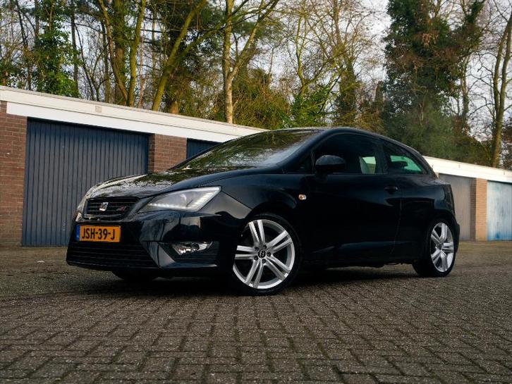 SEAT Ibiza 1.4 TSI Cupra, Auto's, Seat, Geïmporteerd, Te koop, Automaat, Hatchback, Zwart, Zwart, Leder en Stof, Ibiza, Benzine