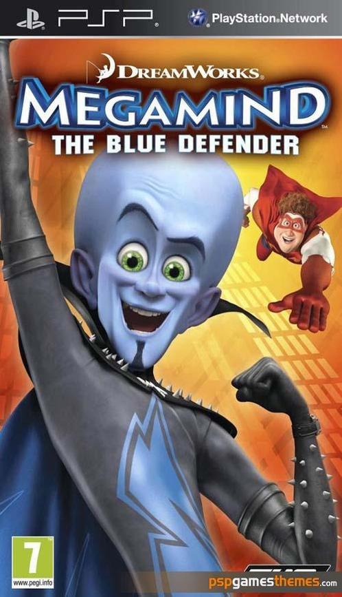 Megamind The Blue Defender-Standaard (PSP) Gebruikt, Spelcomputers en Games, Games | Sony PlayStation Portable, Zo goed als nieuw