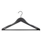 Hanger black Mila with bar 44 cm