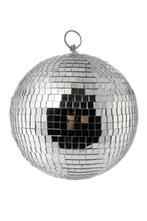 Discobal Ø 20 cm Klein Discobol Spiegelbol Zilver Spiegeltje, Ophalen of Verzenden, Nieuw, Feestartikel, Carnaval