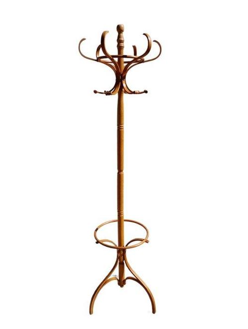Kapstok - Thonet-stijl - Hout - Staand model, draaibaar, Antiek en Kunst, Curiosa en Brocante