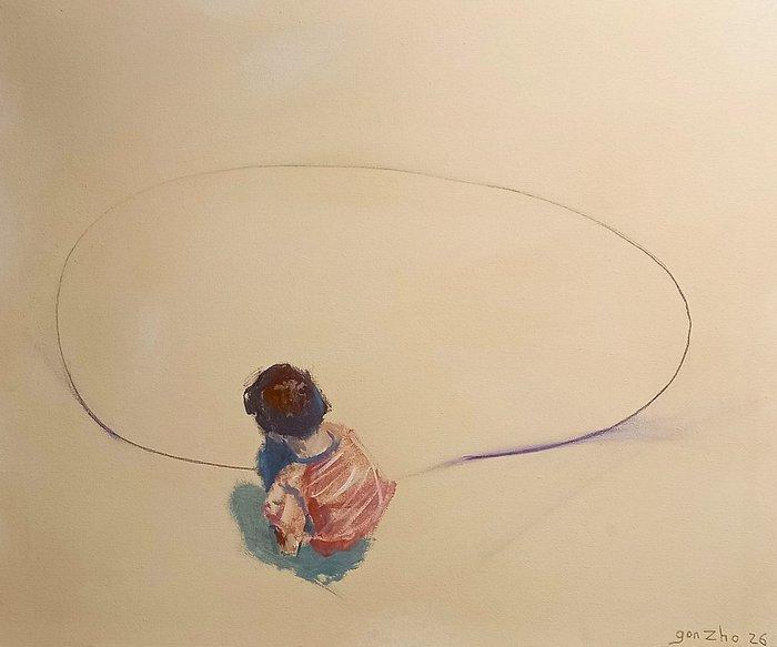 GONZHO - Dentro y fuera (No reserve), Antiek en Kunst, Kunst | Schilderijen | Modern