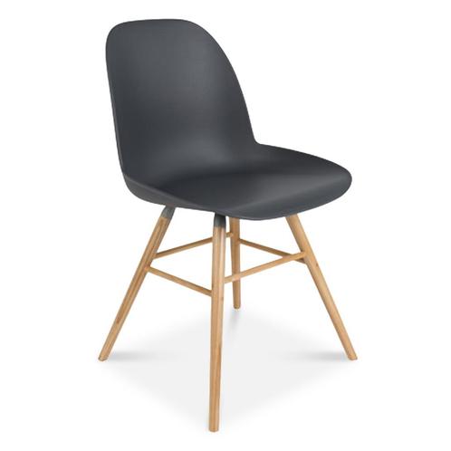 Zuiver kantinestoel Albert - Donkergrijs, Huis en Inrichting, Stoelen, Ophalen of Verzenden