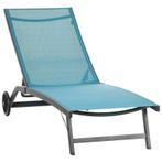 TRUUSK Sunlounger, In 5 Standen Verstelbare Rugleuning, Adem, Verzenden, Nieuw