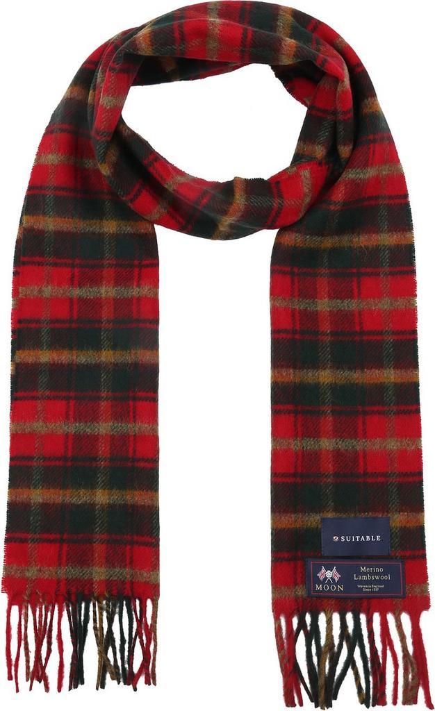 Suitable Sjaal Ruit Merino Wol Rood maat one size Heren, Kleding | Heren, Mutsen, Sjaals en Handschoenen, Nieuw, Verzenden