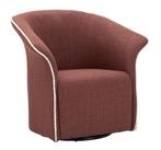SIENA DRAAIFAUTEUIL BORDEAUX CM 83,5x66x80 (ZITHOOGTE CM 42), Huis en Inrichting, Fauteuils, Ophalen of Verzenden, Nieuw