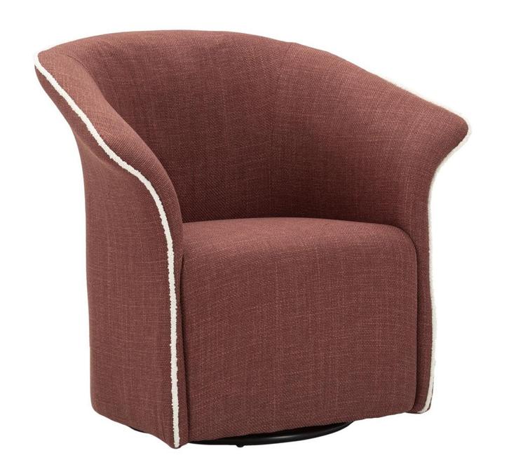 SIENA DRAAIFAUTEUIL BORDEAUX CM 83,5x66x80 (ZITHOOGTE CM 42), Huis en Inrichting, Fauteuils, Ophalen of Verzenden