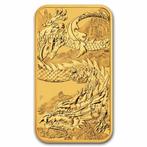 Gouden 1 oz muntbaar - Rectangle Dragon 2023 (8.888 oplage), Postzegels en Munten, Verzenden, Losse munt, Goud