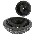 Wasbak | Wastafel | Marmer | 40x40x15 | Natuursteen | Zwart, Verzenden, Nieuw