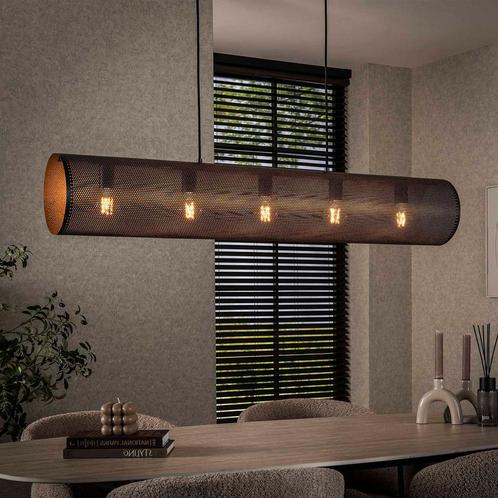 *WOONWINKEL* Hanglamp Koker Geperforeerd Staal 120 Cm, Huis en Inrichting, Lampen | Hanglampen, Nieuw, Verzenden