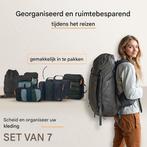 Tweedekans | Packing Cubes Set van 7 - met compressie voor, Sieraden, Tassen en Uiterlijk, Koffers, Ophalen of Verzenden, Zo goed als nieuw