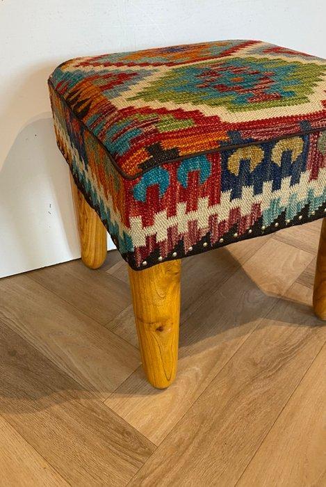 Poef - Hout, Wol, Antiek en Kunst, Curiosa en Brocante