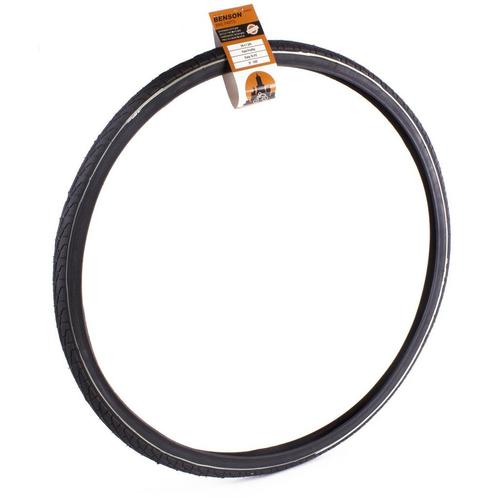 Benson Retro buitenband - 26 inch - zwart met witte lijn..., Fietsen en Brommers, Fietsonderdelen, Nieuw, Ophalen of Verzenden