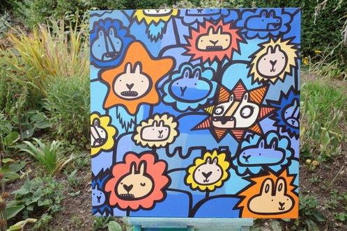 Kev Munday (1986) - Sky of Lions, Antiek en Kunst, Kunst | Schilderijen | Modern