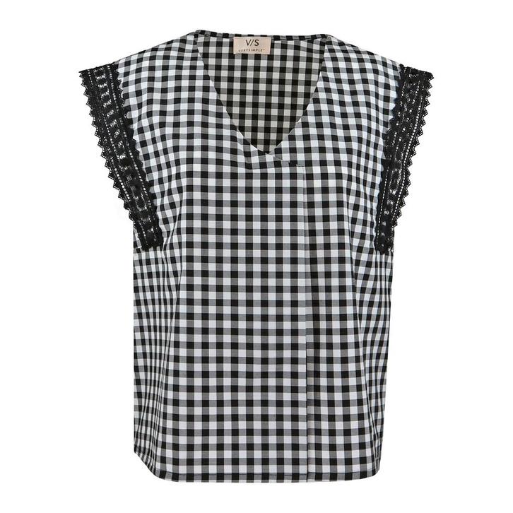 Verysimple • zwart witte top • 34 (IT40), Kleding | Dames, Tops, Zwart, Nieuw, Maat 34 (XS) of kleiner, Verzenden