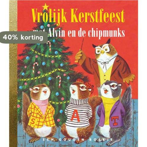 Vrolijk Kerstfeest met Alvin en de Chipmunks / Gouden, Boeken, Kinderboeken | Kleuters, Gelezen, Verzenden