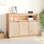 vidaXL Dressoir 104,5x34x80 cm massief grenenhout, Huis en Inrichting, 100 tot 150 cm, Verzenden, Nieuw, Grenenhout