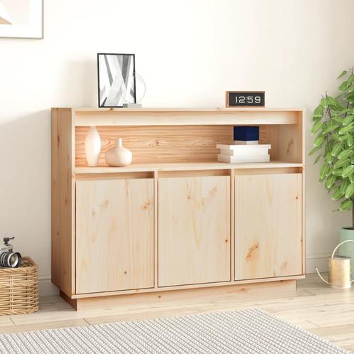 vidaXL Dressoir 104,5x34x80 cm massief grenenhout, Huis en Inrichting, Kasten | Dressoirs, 25 tot 50 cm, Nieuw, 100 tot 150 cm