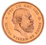 Gouden 10 Gulden 1877 Willem III Pr+, Postzegels en Munten, Munten | Nederland, Verzenden