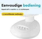 2dekans | BRASQ Tafelventilator - 30 cm - Wit - 3 snelheden, Ophalen of Verzenden, Zo goed als nieuw
