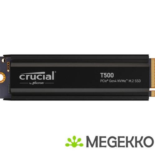 Crucial SSD T500 2TB Heatsink, Computers en Software, Harde schijven, Nieuw, Verzenden