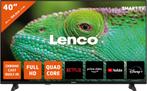 Lenco LED-4044BK - 40 inch - Smart TV- Full HD - Zwart, Verzenden, Nieuw