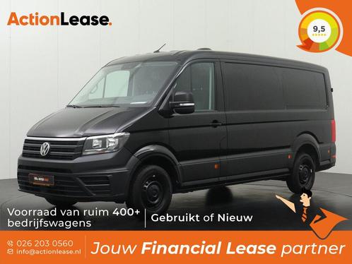 Volkswagen Crafter L3 H2 2019 €283 per maand, Auto's, Bestelauto's, Dealer onderhouden, Lease, Zwart, Handgeschakeld, Financial lease