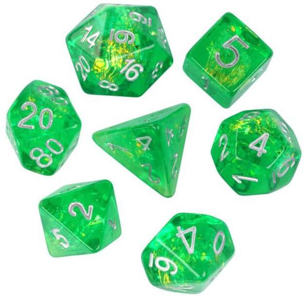 Dobbelstenen Set - Apple Candy (7-delig) | HOT Games -, Hobby en Vrije tijd, Gezelschapsspellen | Bordspellen, Nieuw, Verzenden