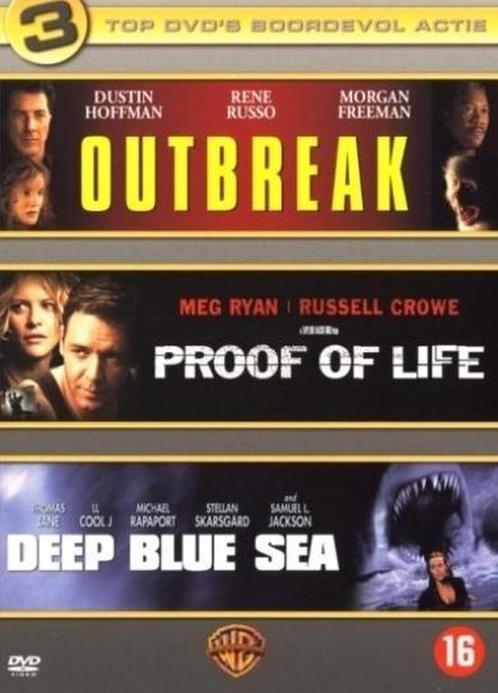 Outbreak/Proof Of Life/Deep Blue Sea, Cd's en Dvd's, Dvd's | Actie, Actie, Verzenden