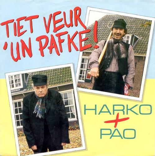 Single - Harko + Pao / Verona - Tiet Veur Un Pafke! / Zwart, Cd's en Dvd's, Vinyl | Overige Vinyl, Verzenden