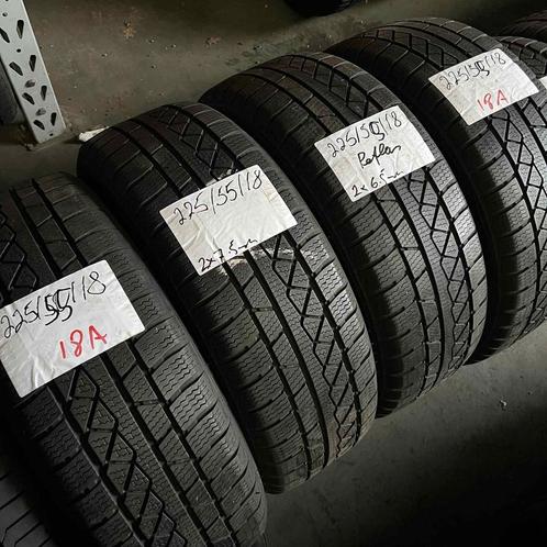 4 x Petlas 225-55-18 Winterbanden 7,5mm, Auto-onderdelen, Banden en Velgen, 18 inch, Winterbanden, 225 mm, Personenwagen, Gebruikt