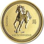 Gouden Lunar I - 1/20 oz 2002 Year of the Horse, Goud, Losse munt, Verzenden