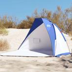 vidaXL Strandtent 268x223x125 cm 185T polyester azuurblauw, Caravans en Kamperen, Tenten, Verzenden, Nieuw, Tot en met 2