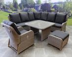 Bilbao hoek dining loungeset 6 delig grijs, Tuin en Terras, Tuinsets en Loungesets, Ophalen of Verzenden, Nieuw, Wicker