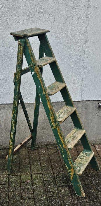 Trapje - vintage bloemensteiger, bloemensteiger, houten, Antiek en Kunst, Kunst | Designobjecten