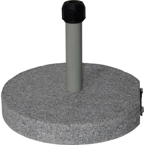 Parasolvoet rond graniet 40 kg, Huis en Inrichting, Stoelen, Grijs, Nieuw, Ophalen of Verzenden