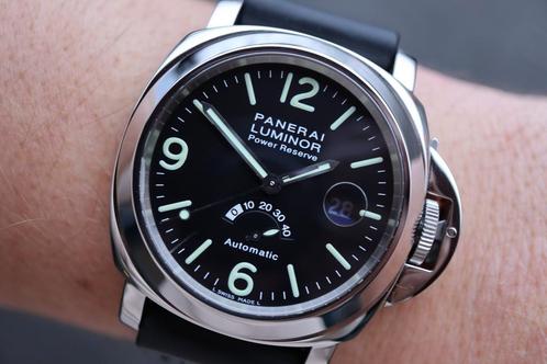 Horloge Panerai Luminor Power reserve 05/2000 Full set, Sieraden, Tassen en Uiterlijk, Horloges | Heren, Leer, Zo goed als nieuw