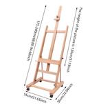 Verstelbare H-Frame Schilderezel van Beukenhout met Wielen, Hobby en Vrije tijd, Verzenden, Nieuw