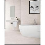 Vloertegel/Wandtegel Creme 30x90 (Muur- en plafondtegels), Doe-het-zelf en Verbouw, 60 cm of meer, Keramiek, Nieuw, Ophalen of Verzenden