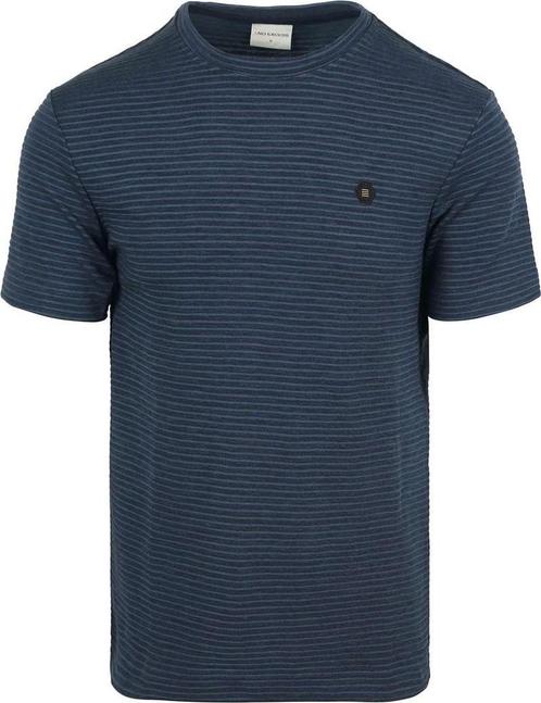 No Excess Velvet Stripes T-Shirt Navy maat L Heren, Kleding | Heren, T-shirts, Blauw, Nieuw, Maat 52/54 (L), Verzenden