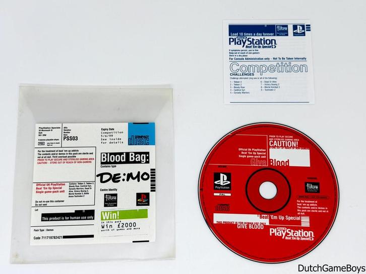 Playstation 1 / PS1 - Blood Bag Demo - Beat Em Up Special, Spelcomputers en Games, Games | Sony PlayStation 1, Gebruikt, Verzenden