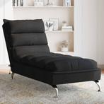 Massage Chaise Longue Zwart - Retourdeal - 35% Korting!, Eenpersoons, 125 tot 150 cm, Nieuw, Ophalen of Verzenden